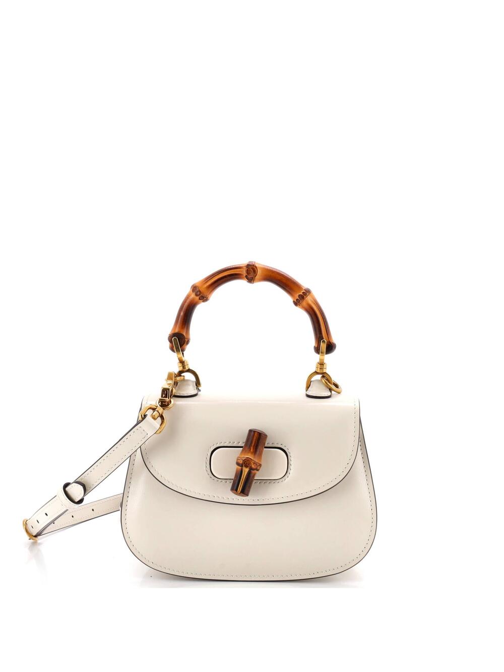 Gucci Bamboo Top Handle Bag Leather #347949G23B
